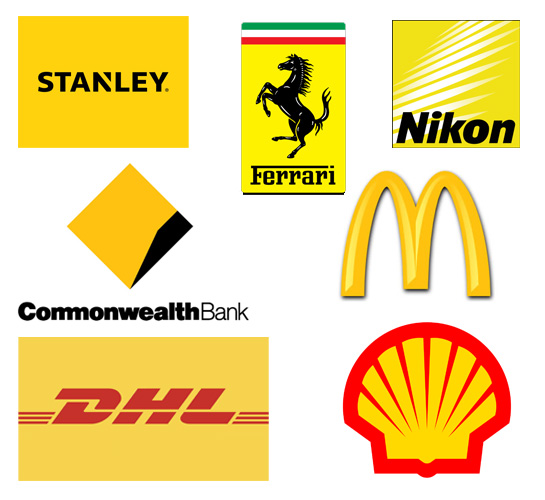 Makna atau Arti Warna Kuning Dalam Logo